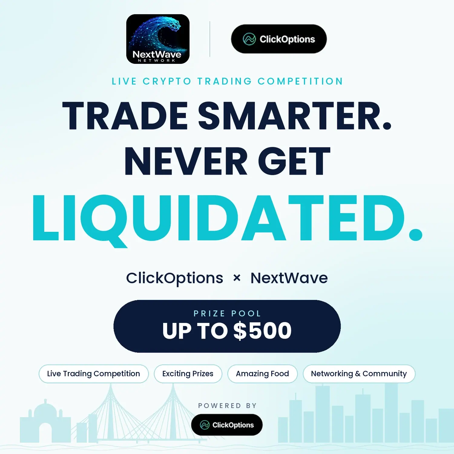 Trade Smarter. Never Get Liquidated. | ClickOptions × NextWave