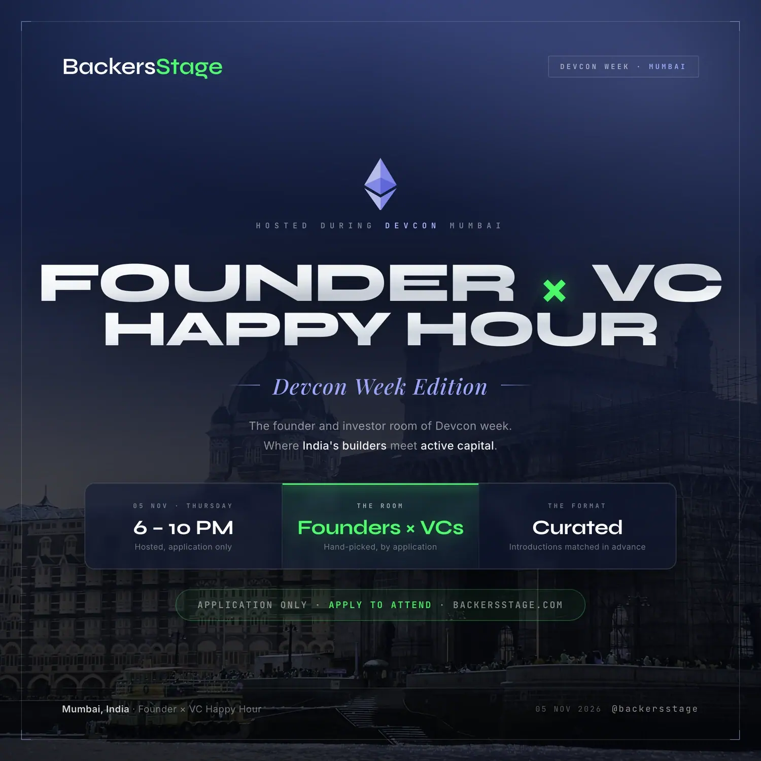 Founder x VC Happy Hour @ DEVCON 8