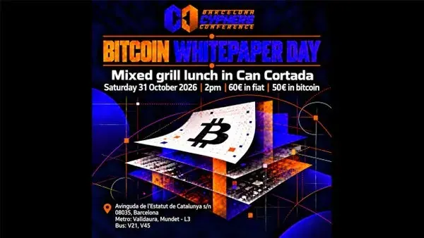Whitepaper Day BBQ [acto asociado a Barcelona Bitcoin Only]